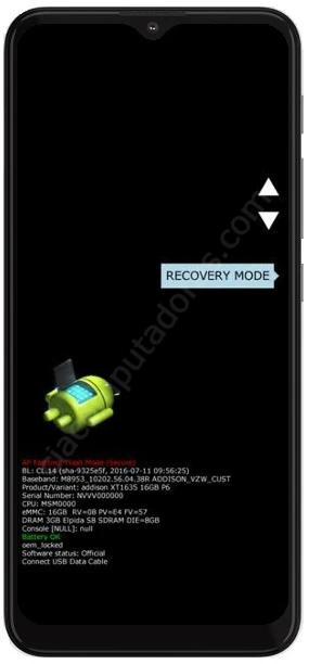 Como formatar o Motorola Moto G10 pelo modo de recuperação?