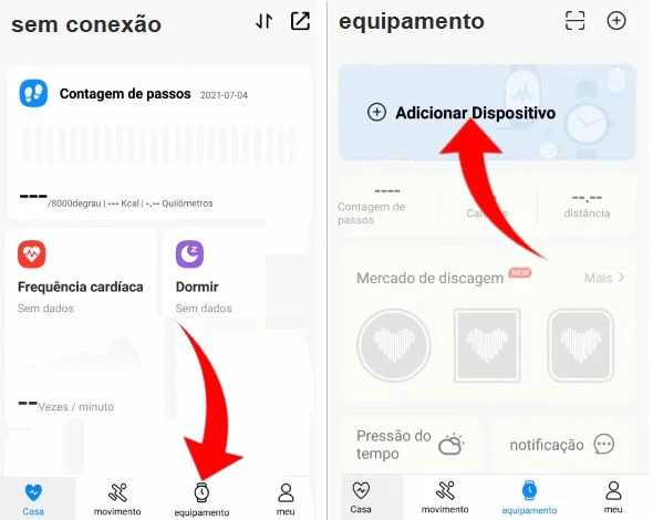 Conectando o M26 Plus pelo aplicativo