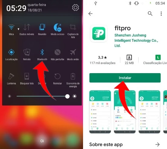Como configurar smartband LH719 Cia Computadores Tutoriais