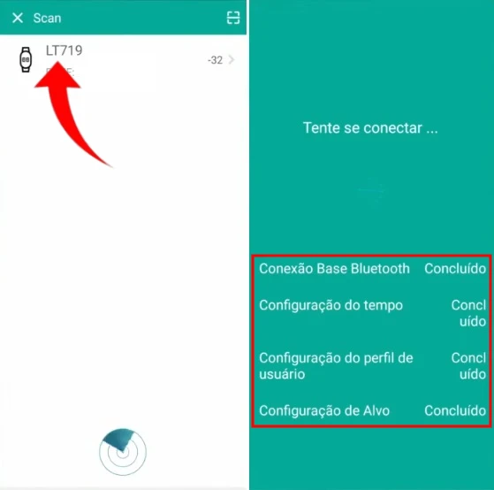 Como conectar a smartband LH719 com o celular?