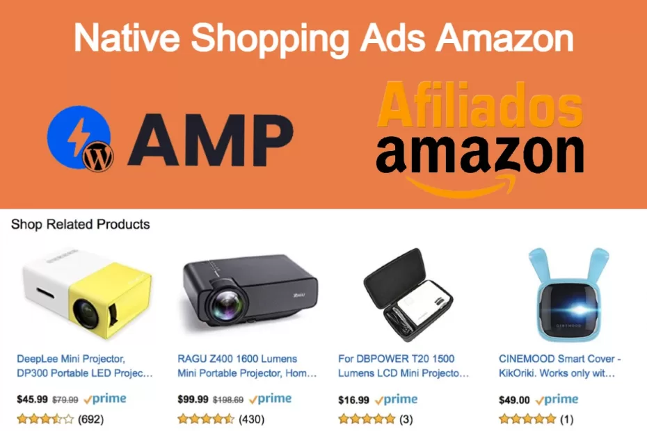 Como usar anúncios Native Shopping Ads Amazon em páginas AMP?