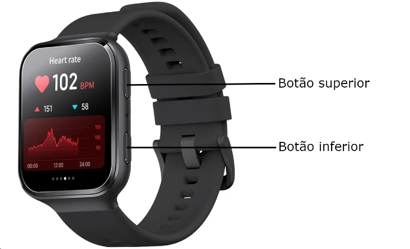 Como usar o Xiaomi 70mai Saphir Watch?