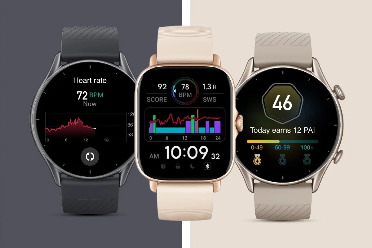 GTR 3, GTR 3 Pro e GTS 3 são os novos modelos da Amazfit