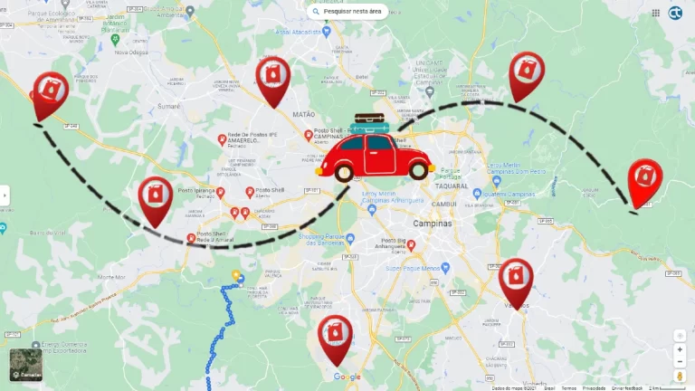 Google Maps: como adicionar paradas em postos de gasolina no percurso da viagem