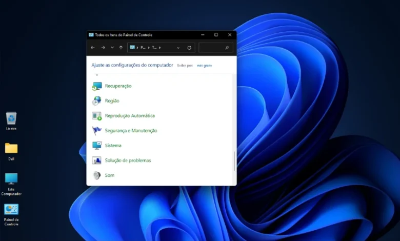 Como acessar o Painel de Controle do Windows 11?