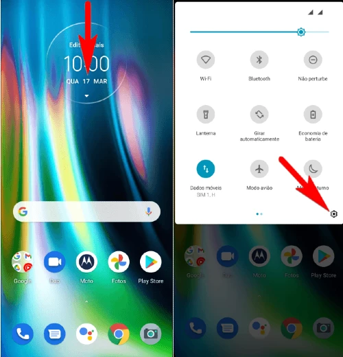 Como formatar o Motorola Moto G30 pelas configurações?