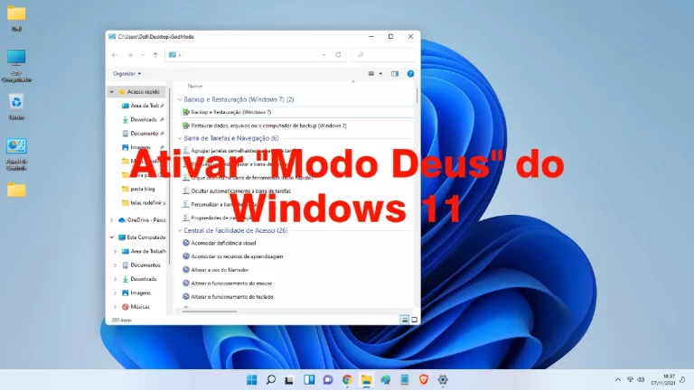 Como ativar o "Modo Deus" do Windows 11