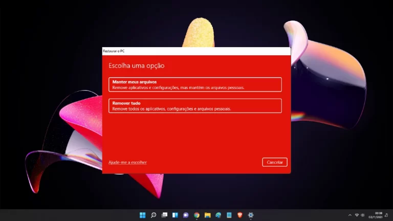 Como restaurar um computador com Windows 11