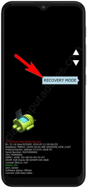 Como formatar o Motorola Moto G100 pelo modo de recuperação?
