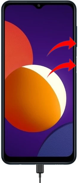 Como formatar o Samsung Galaxy M12 a partir da tela de bloqueio
