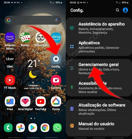 Como formatar o Samsung Galaxy Tab A7 Lite pelas configurações?