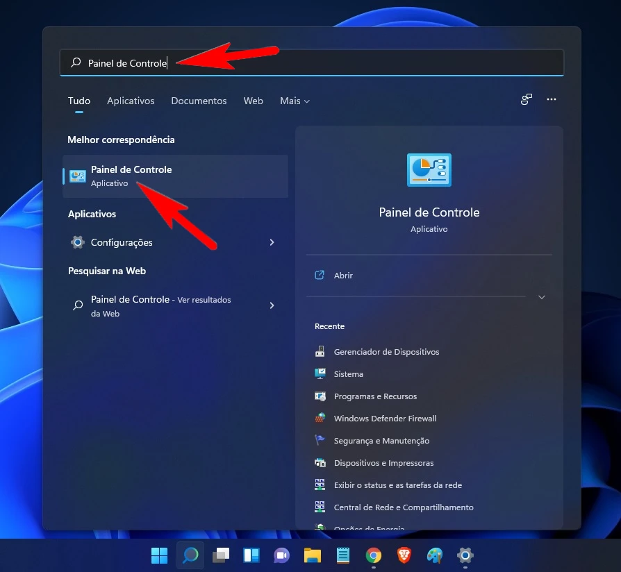 Como acessar o Gerenciador de Dispositivos através do painel de controle?
