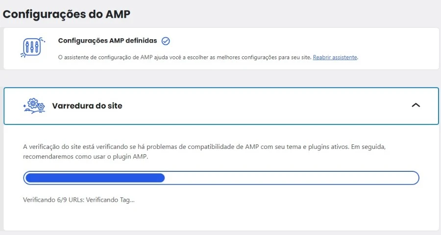 Como verificar se está tudo funcionando corretamente no site?