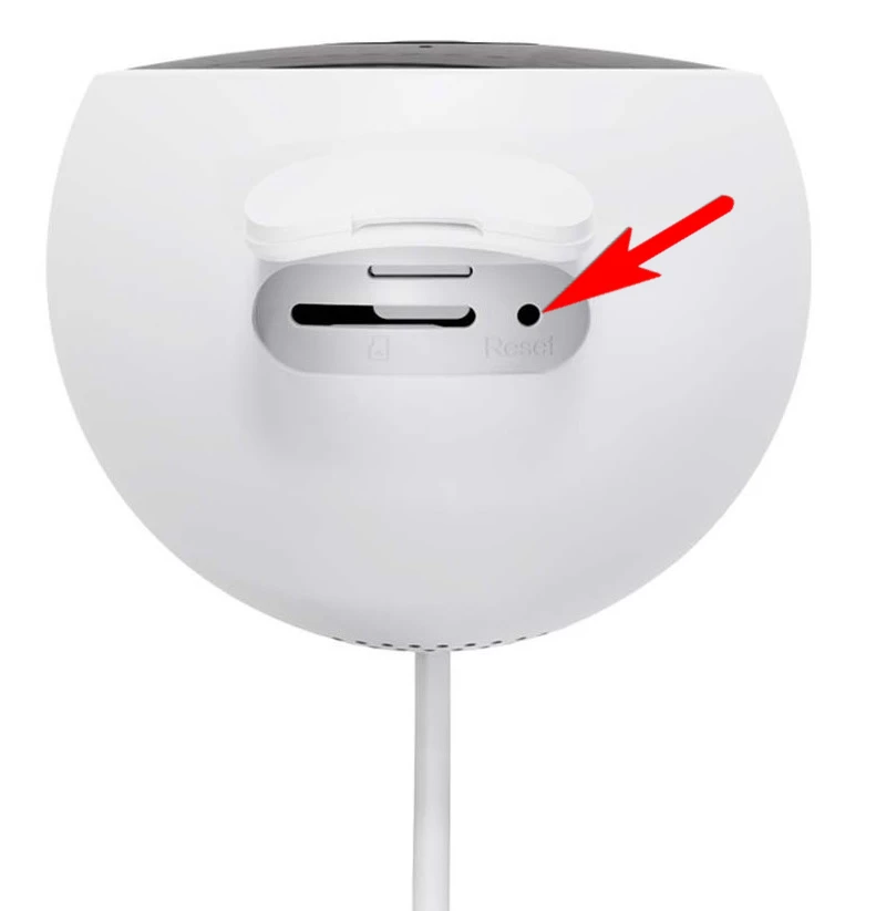 Como resetar as configurações da câmera de segurança Xiaomi?
