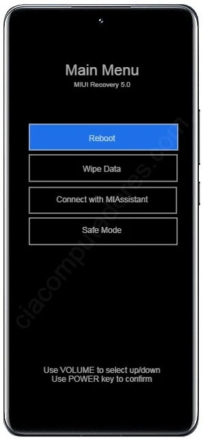Como formatar o Xiaomi 12 pelos botões?