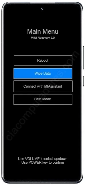 Como formatar o Xiaomi 12 pelos botões?