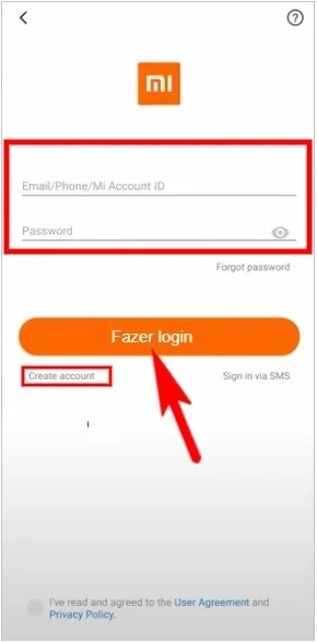 Configurando o aplicativo Mi Fitness no celular