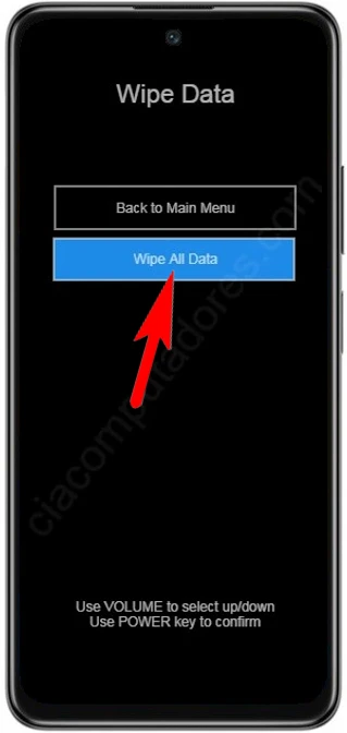 Como formatar o Poco M4 Pro 5G através do modo de recuperação?