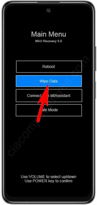 Como formatar o Poco M4 Pro 5G através do modo de recuperação?
