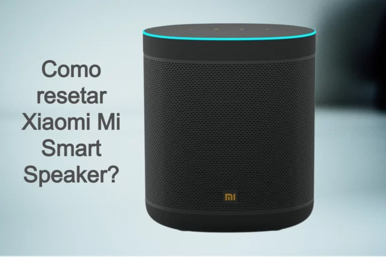Como resetar Xiaomi Mi Smart Speaker