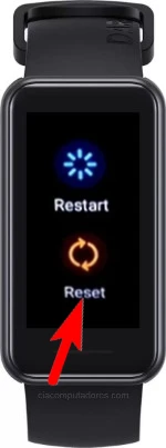 Como resetar ou redefinir a Realme Band2?