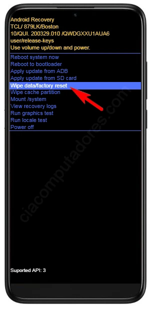 Como formatar o celular TCL L10 Lite, L10 Plus ou L10 Pro?