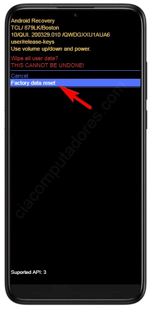 Como formatar o celular TCL L10 Lite, L10 Plus ou L10 Pro?
