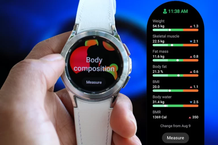 Galaxy Watch 4: como medir a composição corporal