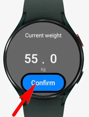 Como medir a composição corporal no Galaxy Watch4?
