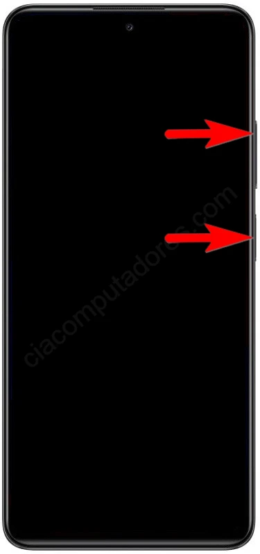 Xiaomi Redmi Note 11 Pro Plus 5G desligado.