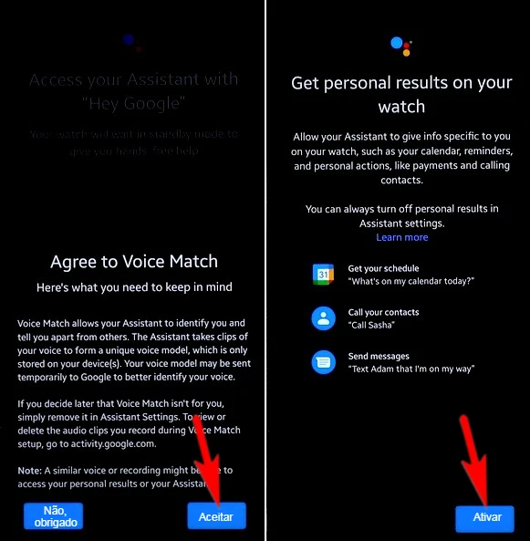 Como baixar a atualização do Google Assistente no Samsung Galaxy Watch 4?