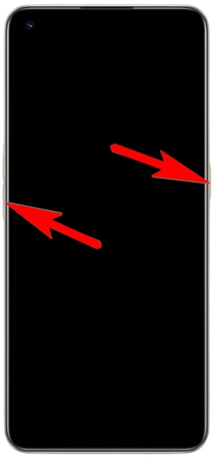 Como formatar o Realme 9 5G pelos botões (desligado)?
