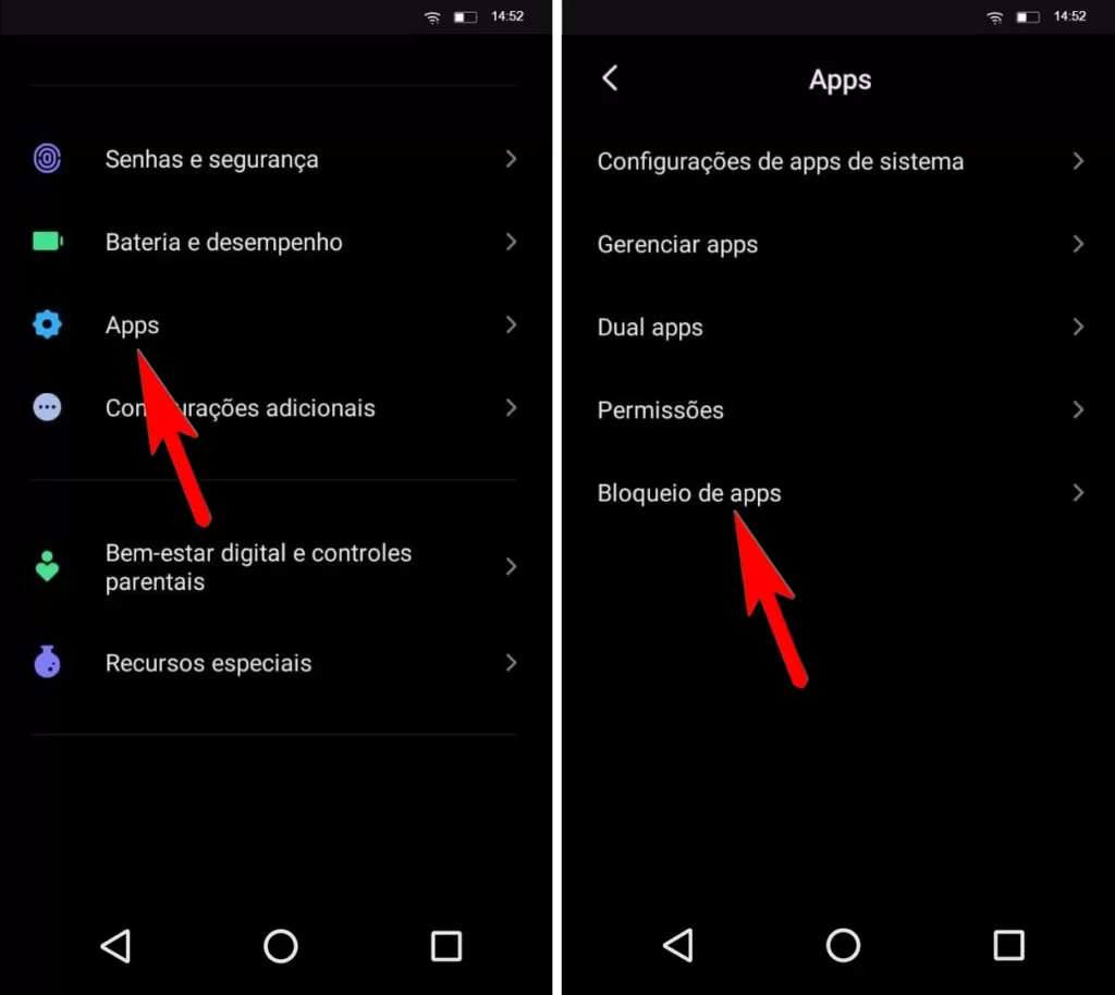 Solução 3: Verificando se o App está bloqueado