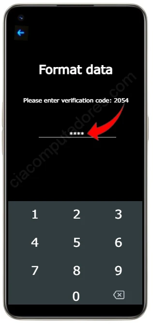 Como formatar o Realme 9 5G pelos botões (desligado)?