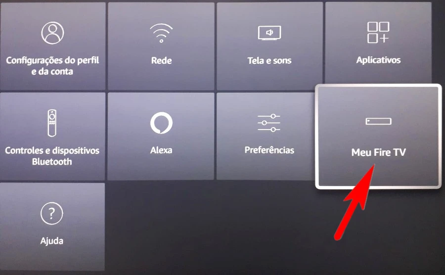 Como resetar Fire TV Stick para o padrão de fábrica?