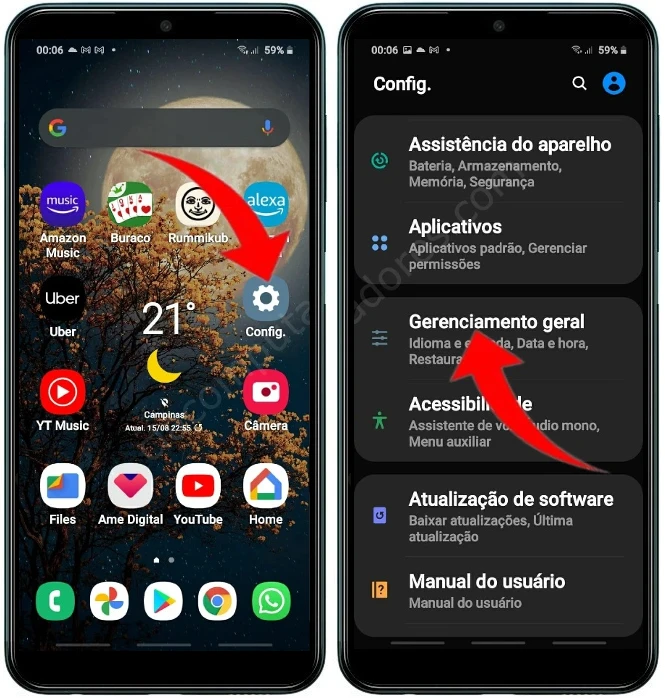 Como formatar o Samsung Galaxy M13 pelas configurações?