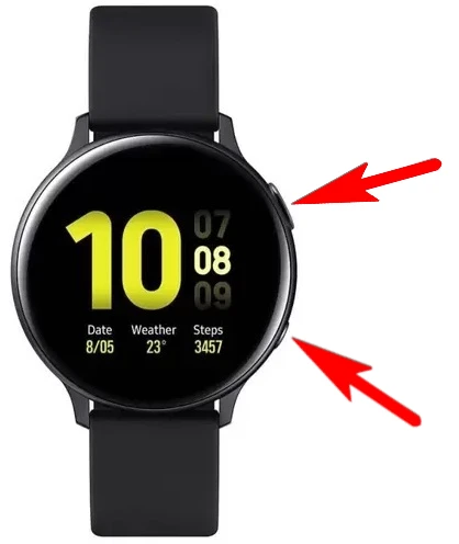 Como desligar o Galaxy Watch 5?