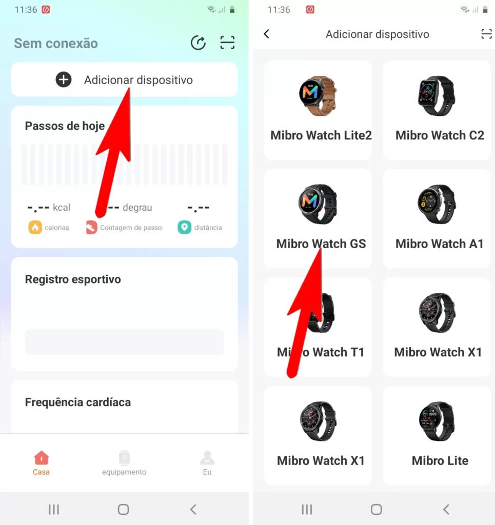 Como emparelhar o Mibro Watch GS no celular Android ou iOS?