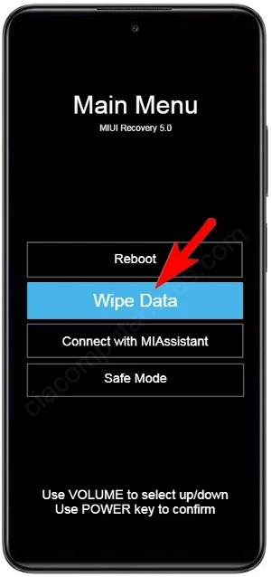 Como formatar o Redmi K60 e K60 Pro pelo modo de recuperação?