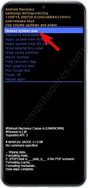 Como formatar Samsung Galaxy M33 5G pelos botões?
