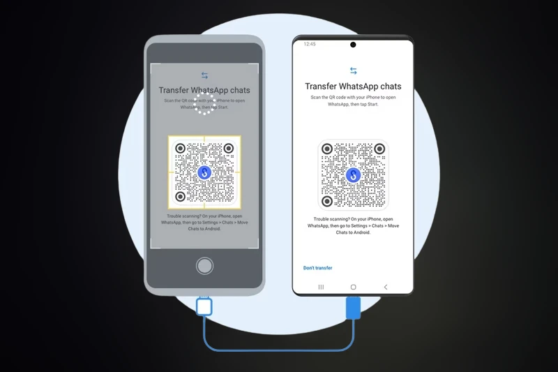 Como transferir arquivos usando o aplicativo Samsung Smart Switch?