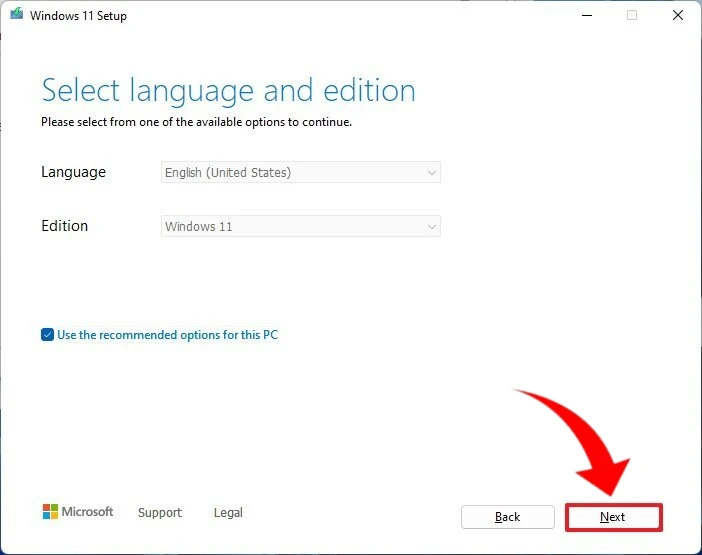 Instalação da Atualização do Windows 11 com Copilot usando a Ferramenta de Criação de Mídia