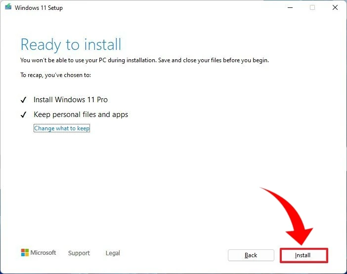 Instalação da Atualização do Windows 11 com Copilot usando a Ferramenta de Criação de Mídia