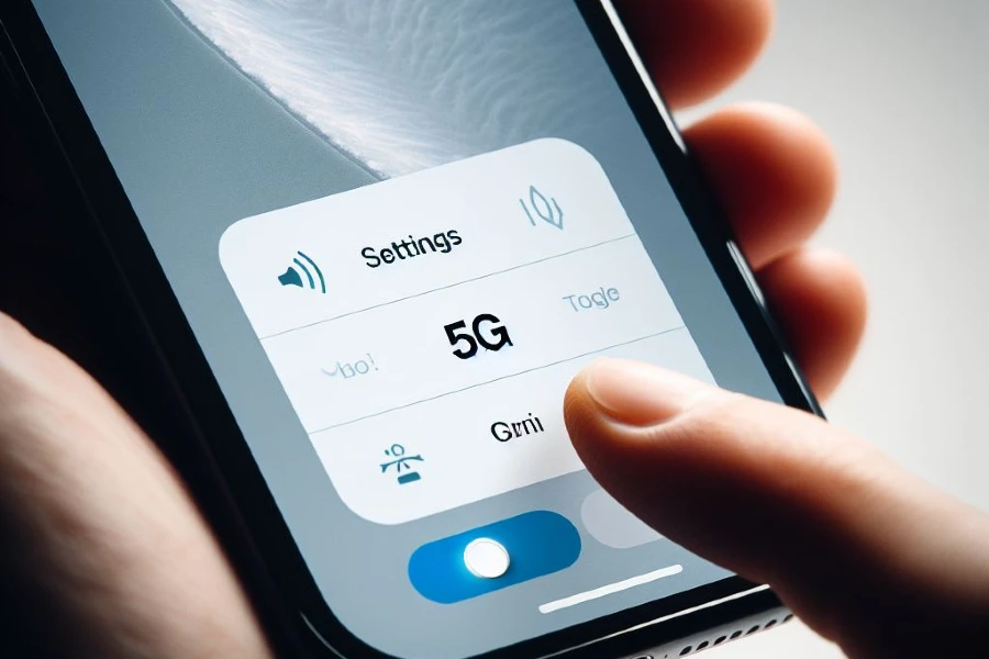 Ativando o 5G nos Ajustes do iPhone