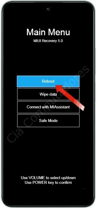 Como formatar Poco M5 pelo modo de recuperação?
