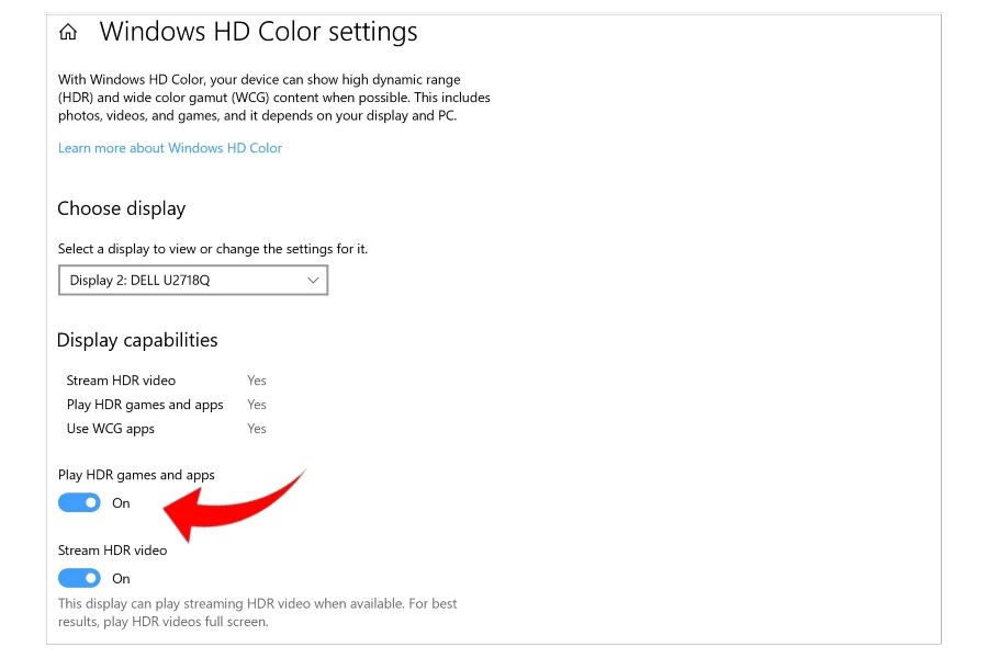 Ativando o HDR no Windows 11