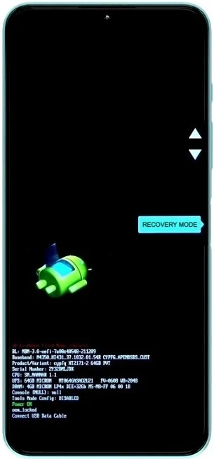 Como formatar o Motorola Moto G13 através do modo de recuperação?