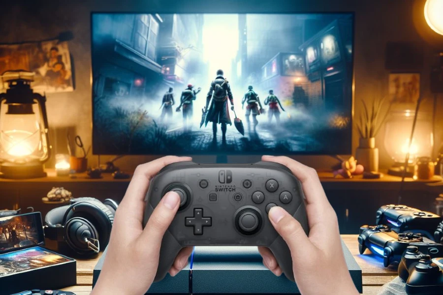 Conectando o Switch Pro Controller ao PC usando o Steam