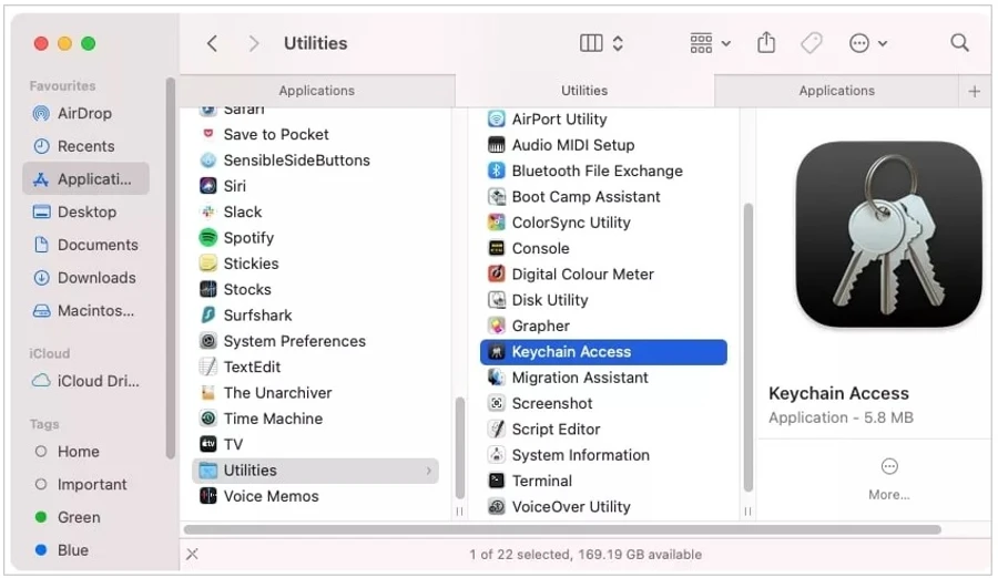 Como descobrir a senha do Wi-Fi no Mac através do aplicativo Keychain Access?