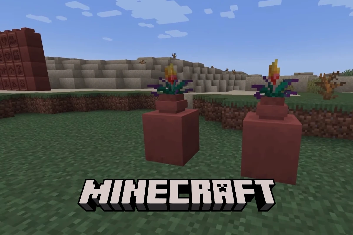 Como criar vasos de flores em Minecraft para decorar sua casa?